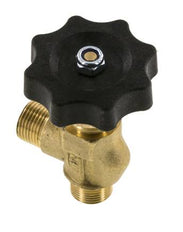 G 3/8'' Messing Haakse Kogelkraan 40 bar met Handwiel
