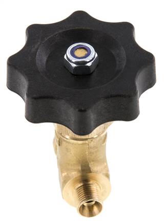 G 1/8'' Messing Buitendraad Kogelkraan 40 bar met Handwiel