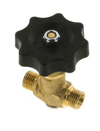 G 1/4'' Messing Buitendraad Kogelkraan 40 bar met Handwiel