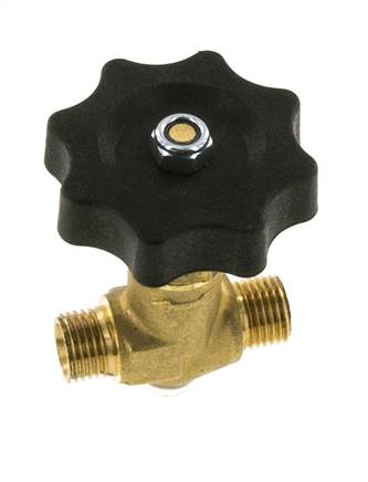 G 1/4'' Messing Buitendraad Kogelkraan 40 bar met Handwiel