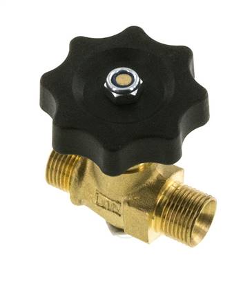 G 3/8'' Messing Buitendraad Kogelkraan 40 bar met Handwiel