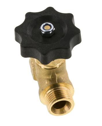 G 1/2'' Messing Buitendraad Kogelkraan 40 bar met Handwiel