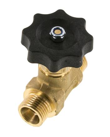 G 1/2'' Messing Buitendraad Kogelkraan 40 bar met Handwiel