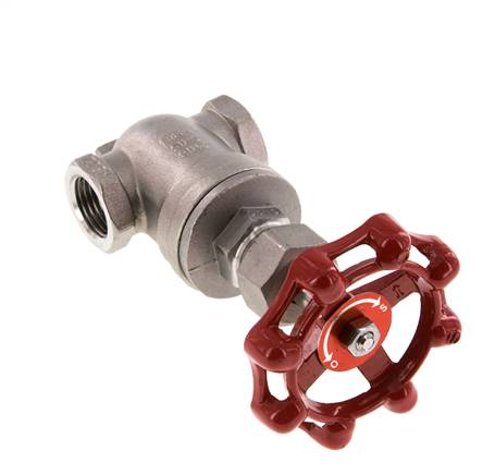 G 1/2'' Roestvaststalen Schuifafsluiter 16 bar