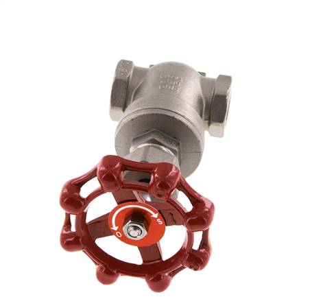 G 1/2'' Roestvaststalen Schuifafsluiter 16 bar