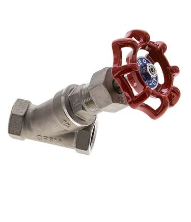 G 1/2'' Roestvaststalen Vrijstroomafsluiter 40 bar