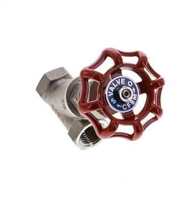 G 1/2'' Roestvaststalen Vrijstroomafsluiter 40 bar