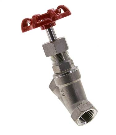 G 1/2'' Roestvaststalen Vrijstroomafsluiter 40 bar