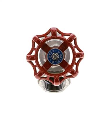 G 1-1/4'' Roestvaststalen Vrijstroomafsluiter 40 bar