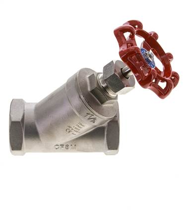G 1-1/2'' Roestvaststalen Vrijstroomafsluiter 40 bar