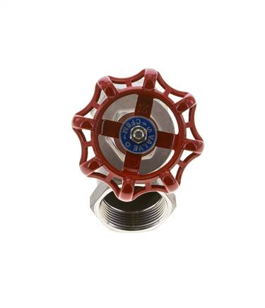 G 1-1/2'' Roestvaststalen Vrijstroomafsluiter 40 bar