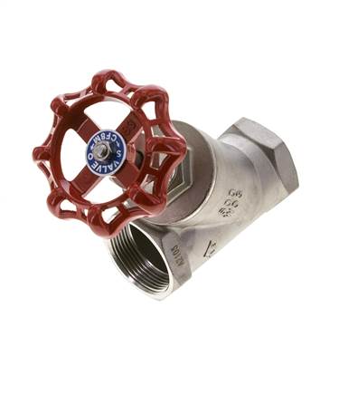 G 1-1/2'' Roestvaststalen Vrijstroomafsluiter 40 bar