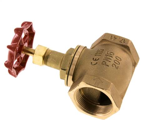 G 1-1/2'' Bronzen Klepafsluiter 16 bar