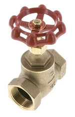 G 1-1/4'' Messing Klepafsluiter 10 bar