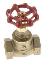 G 1-1/4'' Messing Klepafsluiter 10 bar