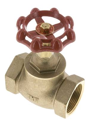 G 1-1/2'' Messing Klepafsluiter 10 bar