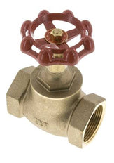 G 1-1/2'' Messing Klepafsluiter 10 bar