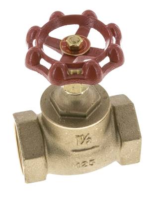 G 1-1/2'' Messing Klepafsluiter 10 bar