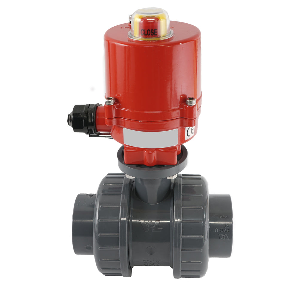 32mm 12V DC VDL 2-weg PVC Elektrische kogelkraan