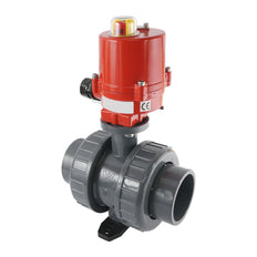 63mm 120V AC VDL 2-weg PVC Elektrische kogelkraan