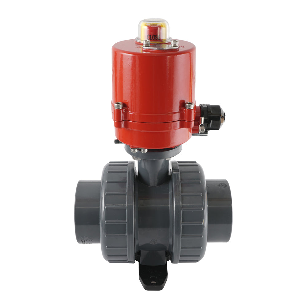 63mm 24V DC VDL 2-way PVC Electrical ball valve