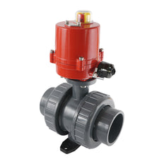 63mm 24V DC VDL 2-way PVC Electrical ball valve
