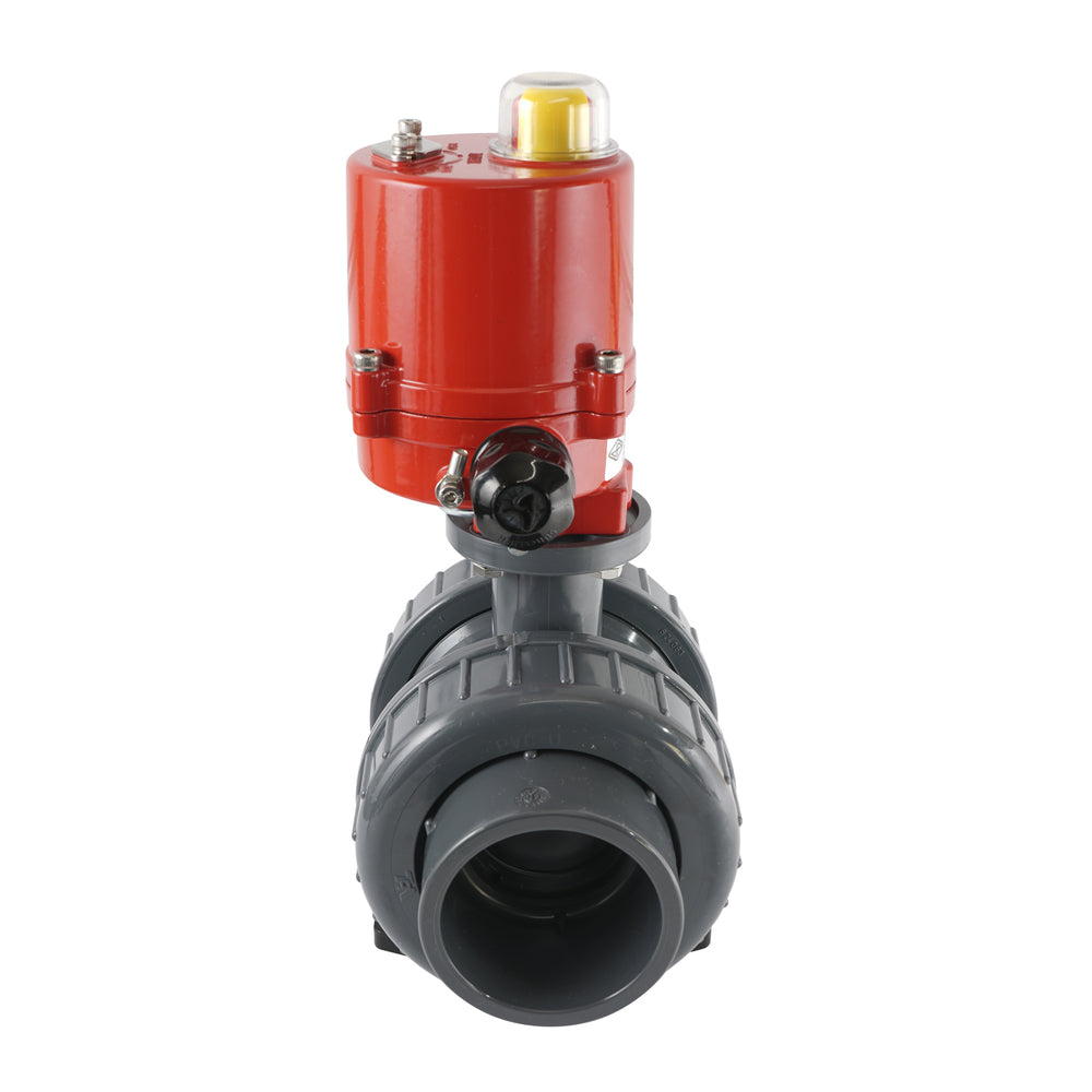 63mm 24V DC VDL 2-way PVC Electrical ball valve