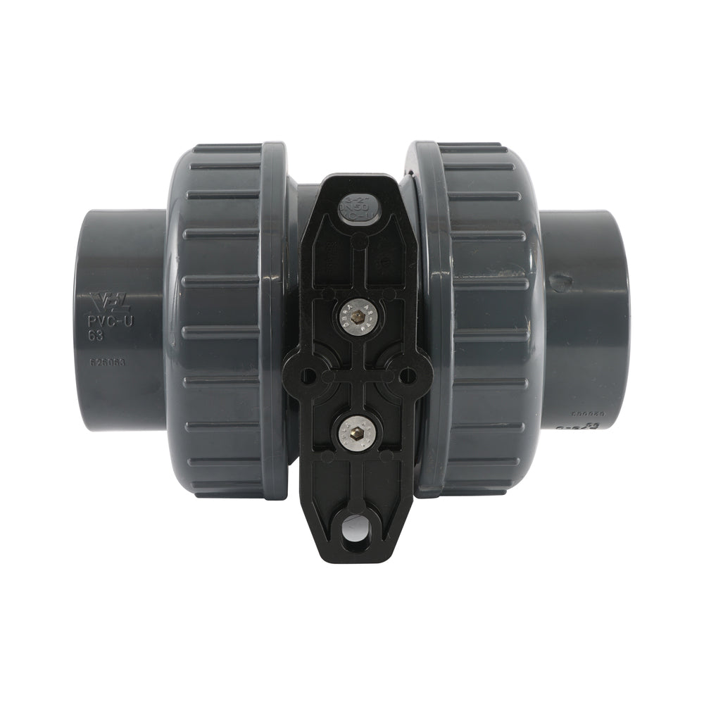 63mm 24V AC VDL 2-weg PVC Elektrische kogelkraan