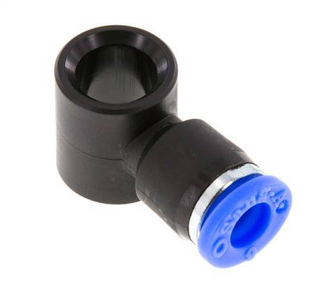 6mm L-Banjo PBT/POM Insteekfitting Banjo-bout G1/8'' NBR [10 Stuks]