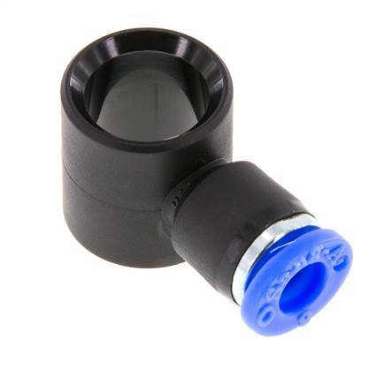 6mm L-Banjo PBT/POM Insteekfitting Banjo-bout G1/4'' NBR [10 Stuks]